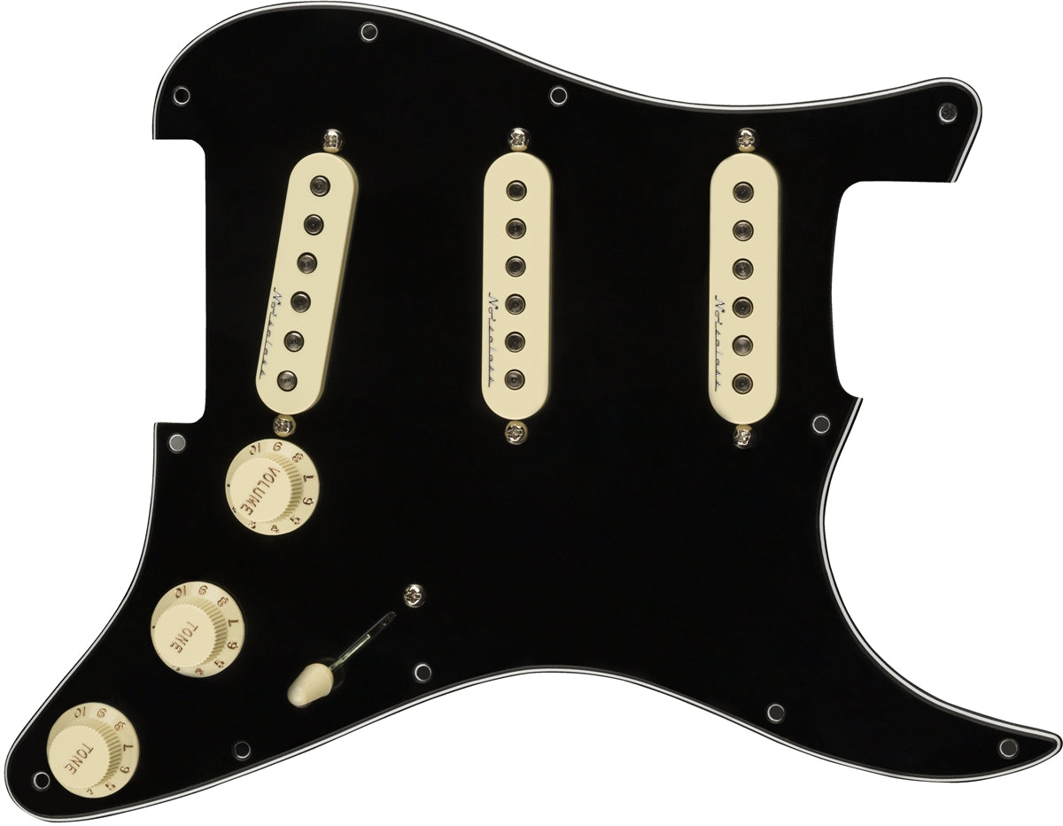 Fender Pre-Wired Strat Pickguard, Hot Noiseless SSS