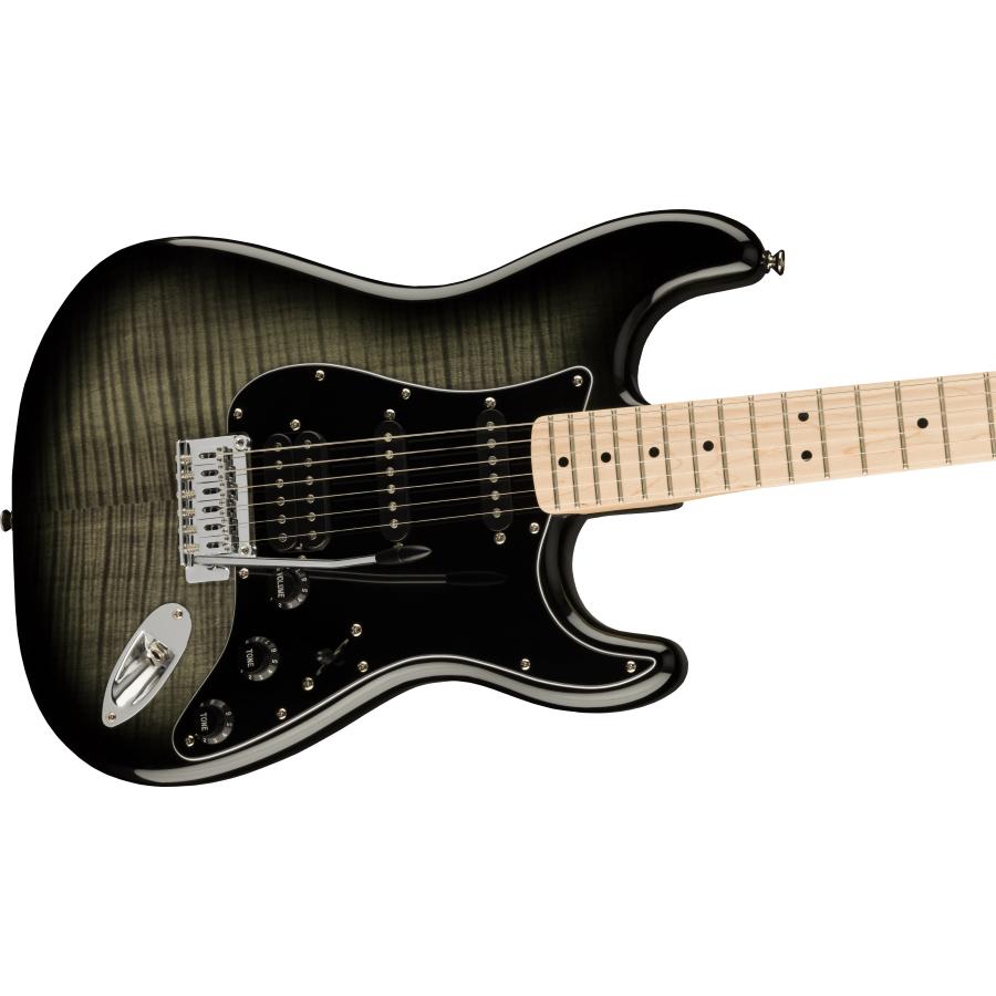 Fender Squier Affinity Stratocaster FMT HSS MN BPG Black Burst - Demo