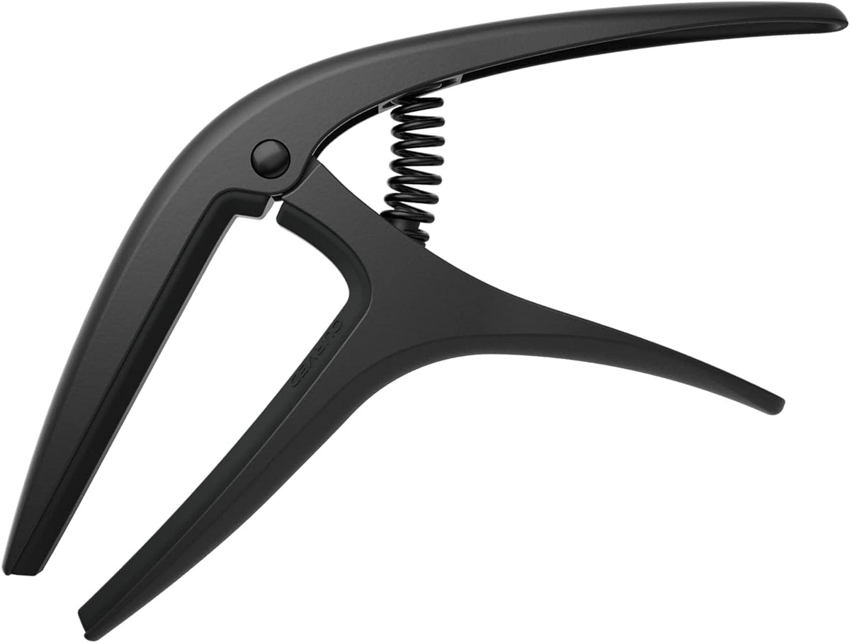 Ernie Ball, Axis Capo, Double Beam Lug, Satin Black / Satin Silver. 