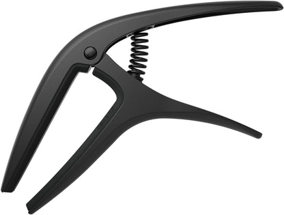 Ernie Ball, Axis Capo, Double Beam Lug, Satin Black / Satin Silver. 