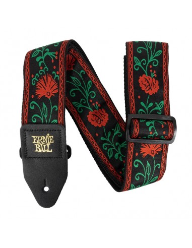 Ernie Ball - 5361 Classic Jacquard Strap Western Rose