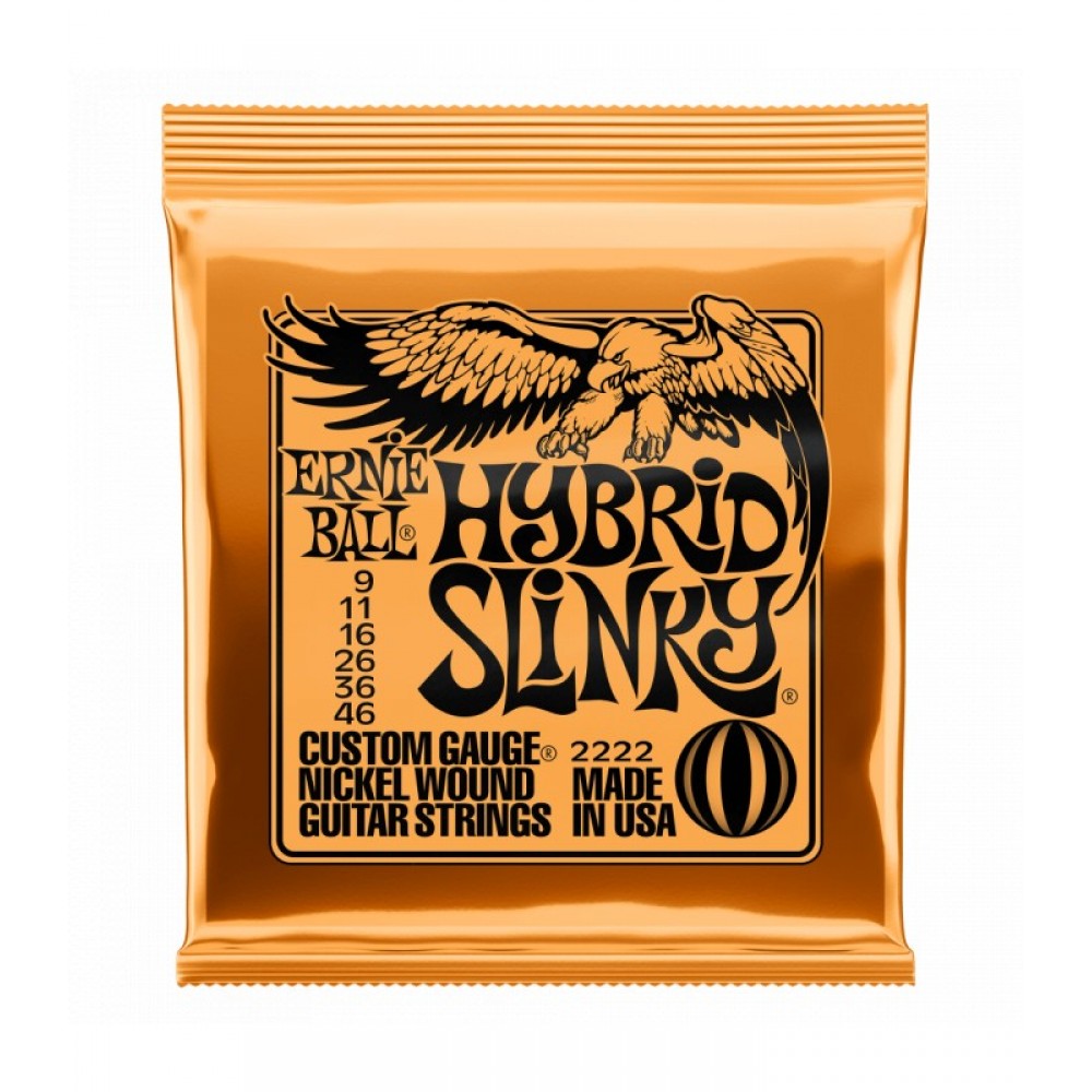 Ernie Ball Hybrid Slinky 9/46 set per chitarra elettrica
